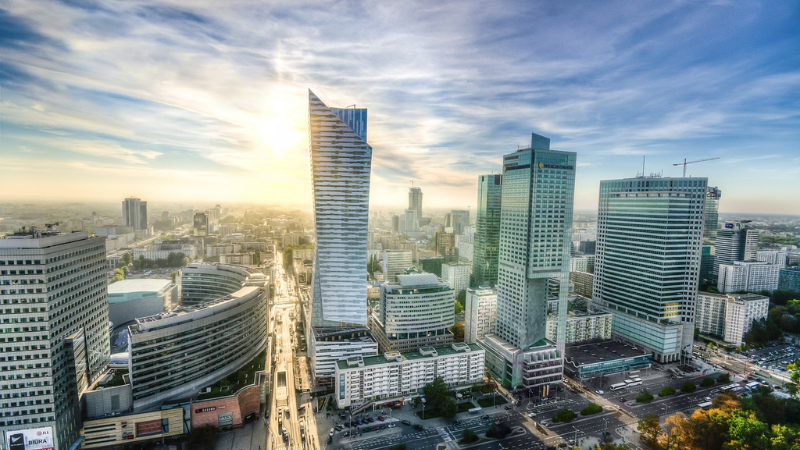 KLM Airlines Warsaw Office in Poland